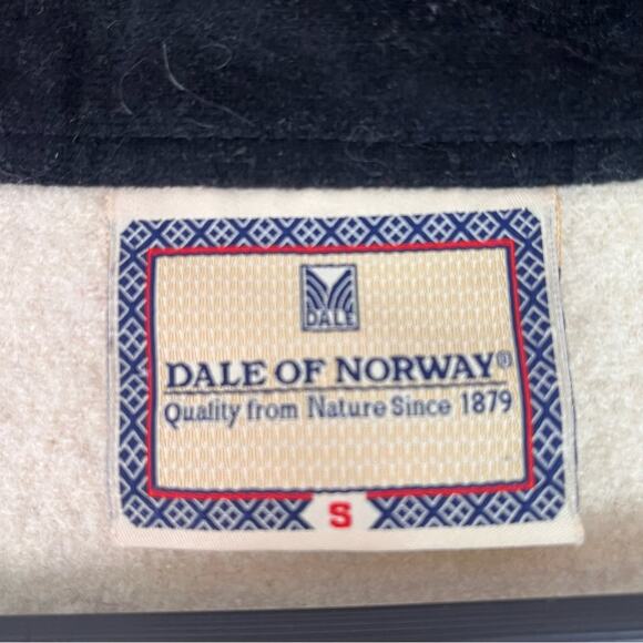 Dale Of Norway Sport Full Zip Boiled Wool & Knit Cardigan Sweater Coat Small Vtg - Picture 9 of 15